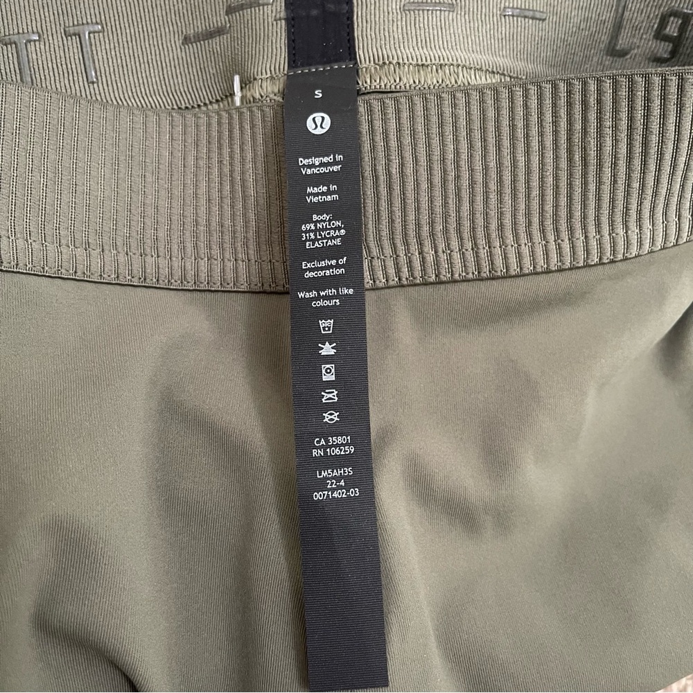 Lululemon Athletica Green Leggings License to Train NWT Size Small - Picture 7 of 9